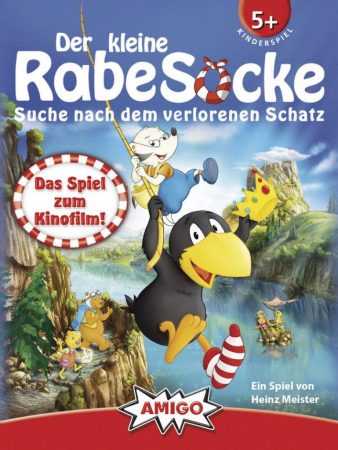 Wird Kinder freuen: Das Spiel "Der kleine Rabe Socke - Suche nach dem verlorenen Schatz" ist im Handel erhältlich. Bild: Amigo Spiele