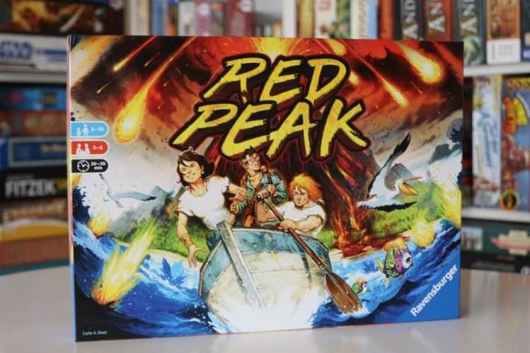Rezension zum Brettspiel "Red Peak" von Ravensburger. Foto: AMC Volkmann
