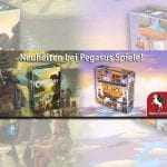 Zwei neue Brettspiele erscheinen im Verlag Pegasus Spiele noch im August. Bild: Pegasus Spiele