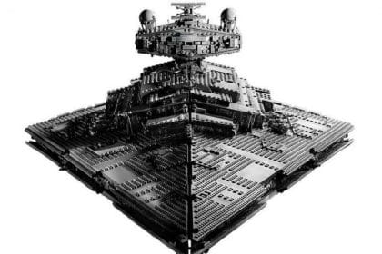 Rund 4.800 Teile umfasst der Imperiale Sternzerstörer in der UCS-Variante. Foto: Lego