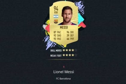 Der Gott des Fußballs: Lionel Messi ist der Spieler mit dem höchste Rating in FIFA 20. Bild: Electronic Arts/ ea.com