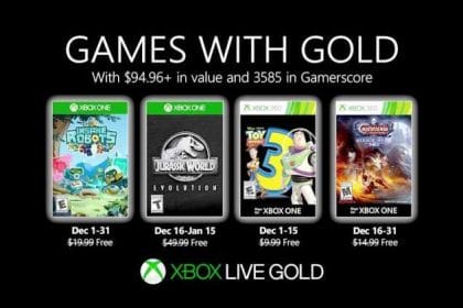 Die kostenlosen Games with Gold für Dezember stehen fest. Bild: Microsoft