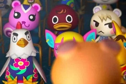 Animal Crossing: New Horizons: Tom Nook stellt den zukünftiugen Einwohnern ihre "einsame Insel" vor. Bild: Nintendo