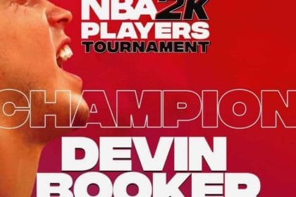 Basketball-Star Devin Booker darf sich NBA 2K Players Champion nennen, er gewann das Charity-E-Sport-Turnier. Bild: 2K Games