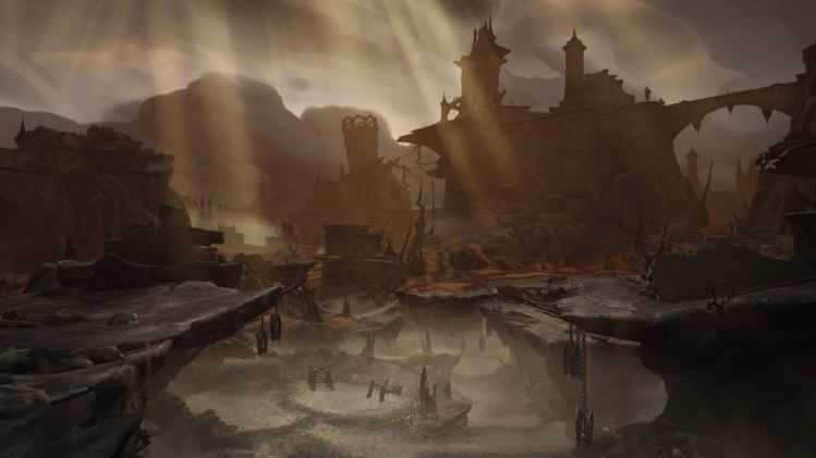Revendreth wird eine düstere Zone in World of Warcraft: Shadowlands. Bild: Blizzard