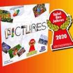 Das Brettspiel Pictures ist Spiel des Jahres 2020. Bilder: PD Verlag/ SdJ e.V.