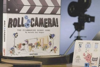 Roll Camera ist ein kooperatives Brettspiel zum Thema "Film". Fotorechte: Malachi Ray Rempen
