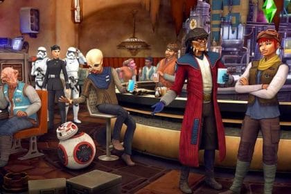 Mit dem Gameplay-Pack Star Wars: Die Reise nach Batuu" können Fans von Die Sims 4 einen Ausflug in die Star-Wars-Themenwelt "Galaxy's Edge" in Walt Disney World machen. Bildrechte: Electronic Arts