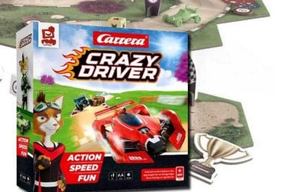 Carrera Crazy Driver ist Rudy Games' neues Hybrid-Brettspiel. Bildrechte: Rudy Games