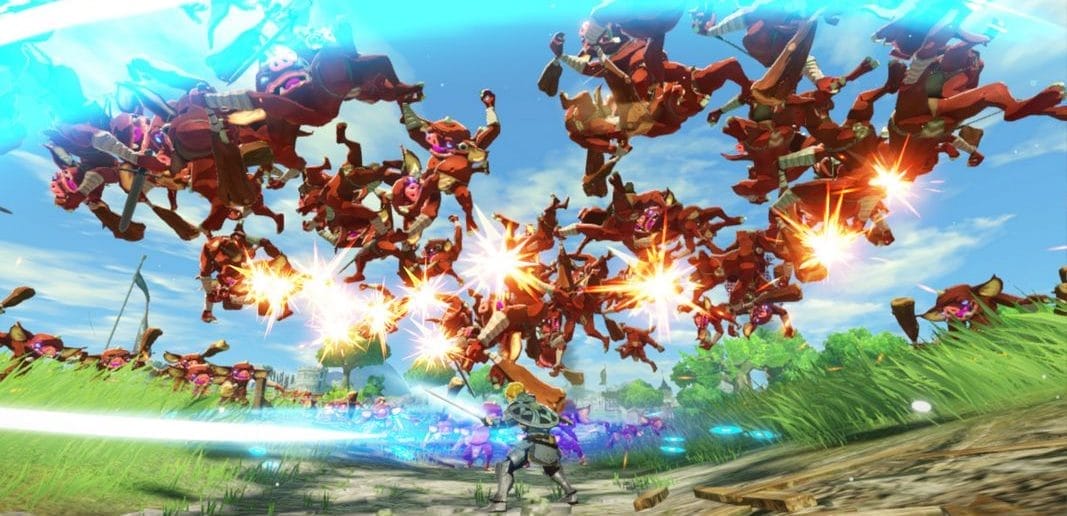 Knackige und schnelle Action steht bei Hyrule Warriors auf dem Programm. Quelle: Nintendo