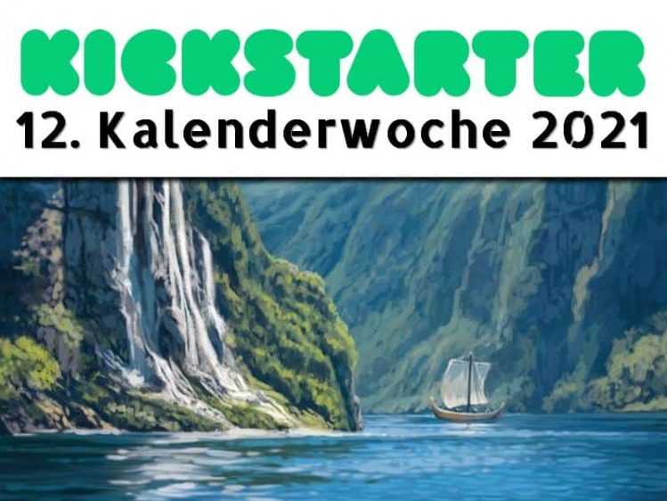 Auch in der zwölften Kalenderwoche des Jahres gibt es wieder neue Crowdfunding-Brettspiele auf Kickstarter. Bild: Grail Games/Logo: KS