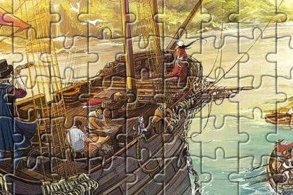Unter anderem das Brettspiel Cooper Island ist eines der Motive der ersten Serie. Bild (bearbeitet): Frosted Games