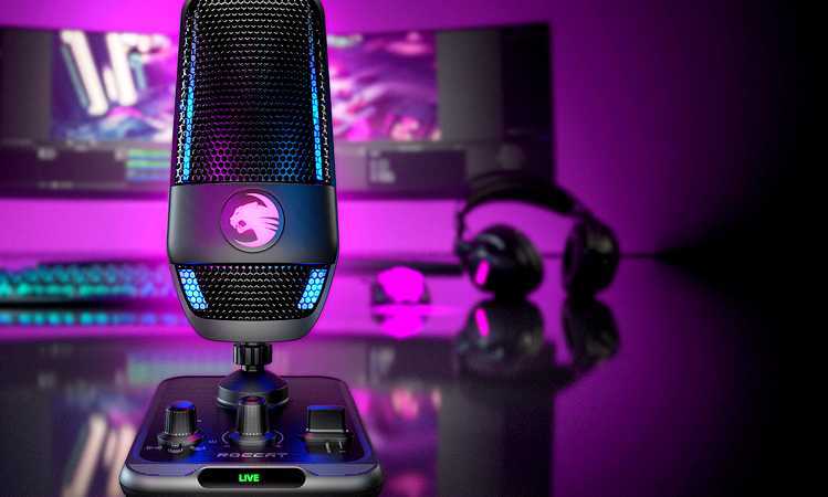 Das Roccat Torch ist ein neues USB-Gaming-Mikrofon. Bild: Roccat