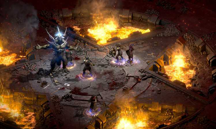 So richtig gut wird Diablo 2: Resurrected im Mehrspielermodus. Quelle: Blizzard