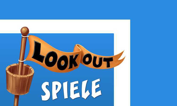 Asmodee übernimmt den Exklusiv-Vertrieb für Lookout Spiele. Logo: Lookout