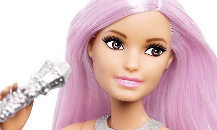 The Barbie is also available with a microphone. Image: Mattel