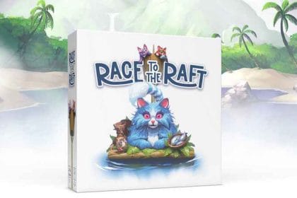 Race to the Raft Brettspielneuheit Kickstarter Crwodfunding Insel der Katzen