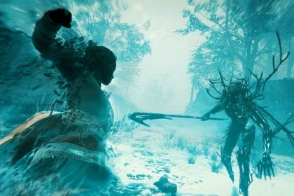 Banishers: Ghosts of New Eden: Ein neuer, düsterer Trailer enthüllt das Release-Datum des Action-RPGs. Bild: Astragon