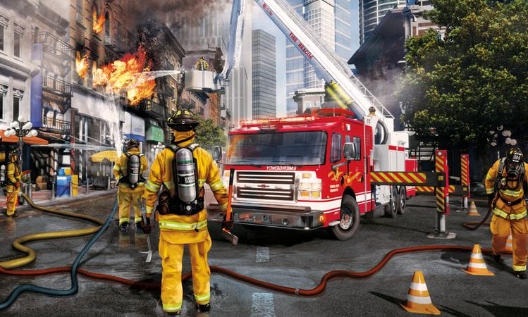 Feuerwehr-Simulation erscheint schon bald für Nintendo Switch. Bild: Astragon
