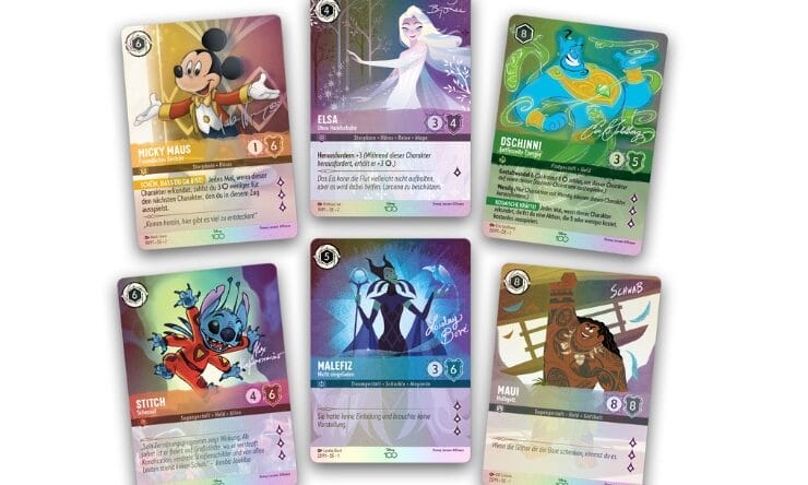 Ravensburger kündigt das neue „Disney Lorcana“ Trading Card Game Set: „Aufstieg der Flutgestalten” und ein limitiertes „Disney100 Geschenk-Set“ an. Bild: Disney/Ravensburger