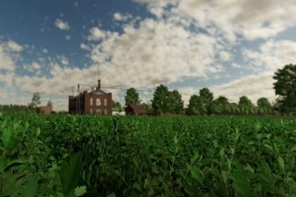 The second major expansion for Farming Simulator 22 lets virtual farmers build an agricultural empire in Zielonka - a brand new Central European map. Image: Astragon/Giants Software