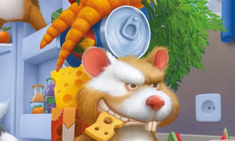 Snack Happens ist eines von zwei neuen Kinderspielen bei Pegasus Spiele. Bild: Pegasus Spiele