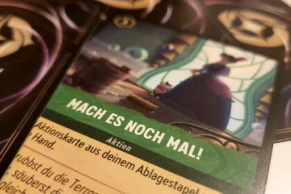 "Mach es noch mal!": Disney Lorcana geht in die zweite Runde. Foto: Volkmann