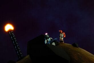 Die Spieler durchstreifen den Kosmos auf der Suche nach Reichtümern, bauen ihre Basis auf und schützen sie vor außerirdischen Bedrohungen in einer prozedural generierten, offenen Welt ohne Schwerkraft. Bild: SquarePlay