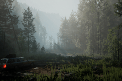 Escape from sinister dangers in Pacific Drive. Image: pacificdrivegame.com