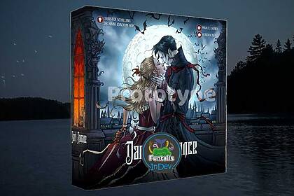 Dark Romance Funtails Storytelling Board Game Novelty 2-Player Game Deduction Game