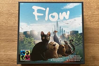 Flow Film Brettspiel Familienspiel Oscar Plättchenlegespiel