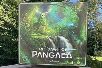 The Dawn of Pangea Kickstarter Board Game Crowdfunding Forests of Pangea Treecer Treeceratops